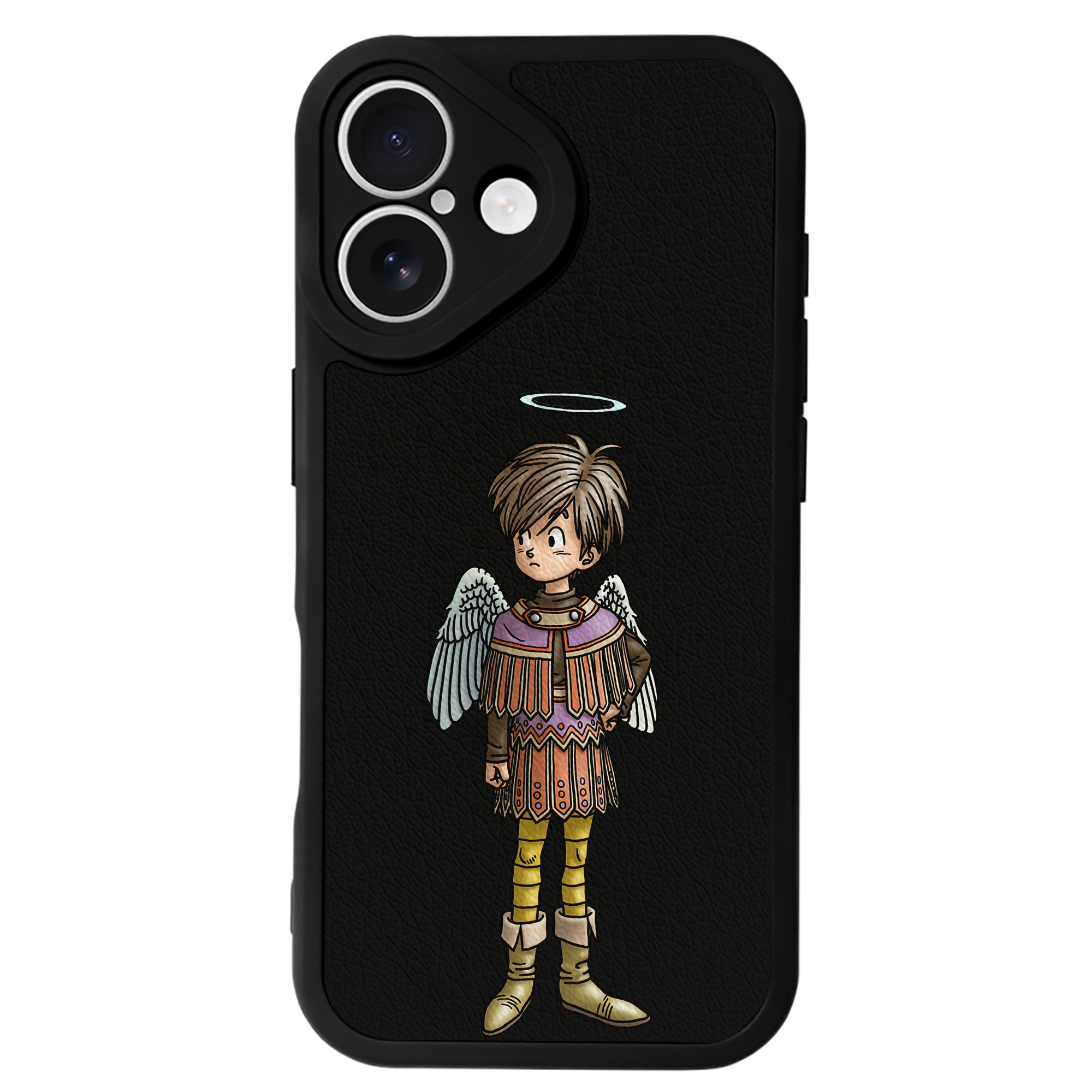 （画像用） ドラゴンクエスト Doragon Kuesuto Dragon Quest 【iPhone 16シリーズ対応】シリコンスマホケース（レザー調） 材質：シリコン